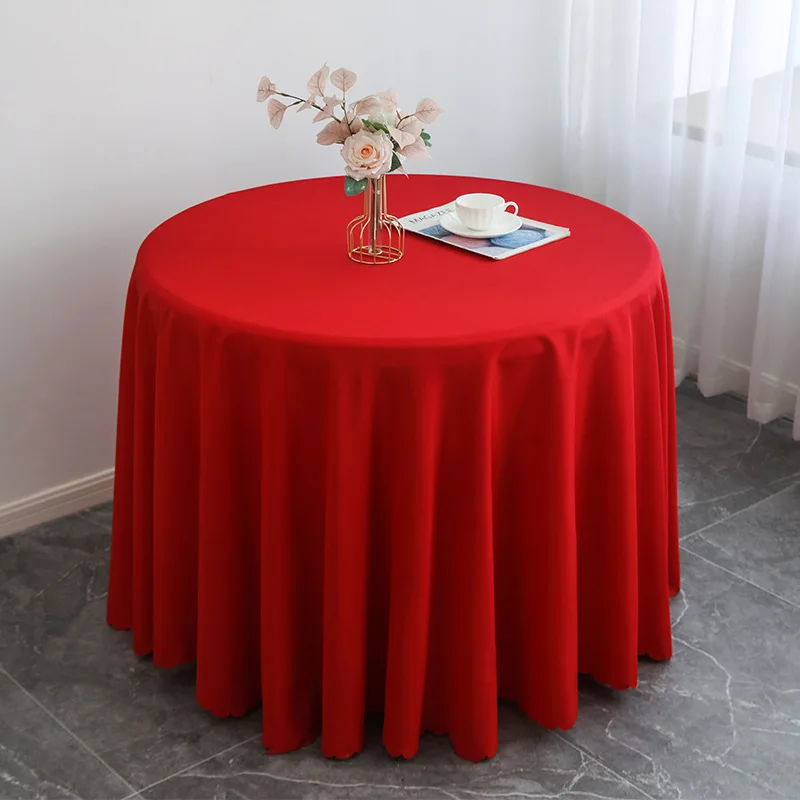 

140cm Wedding Christmas Decorative Table Cloth Round Tablecloths Dining Table Cover Birthday Banquet Home Dining Table Cover