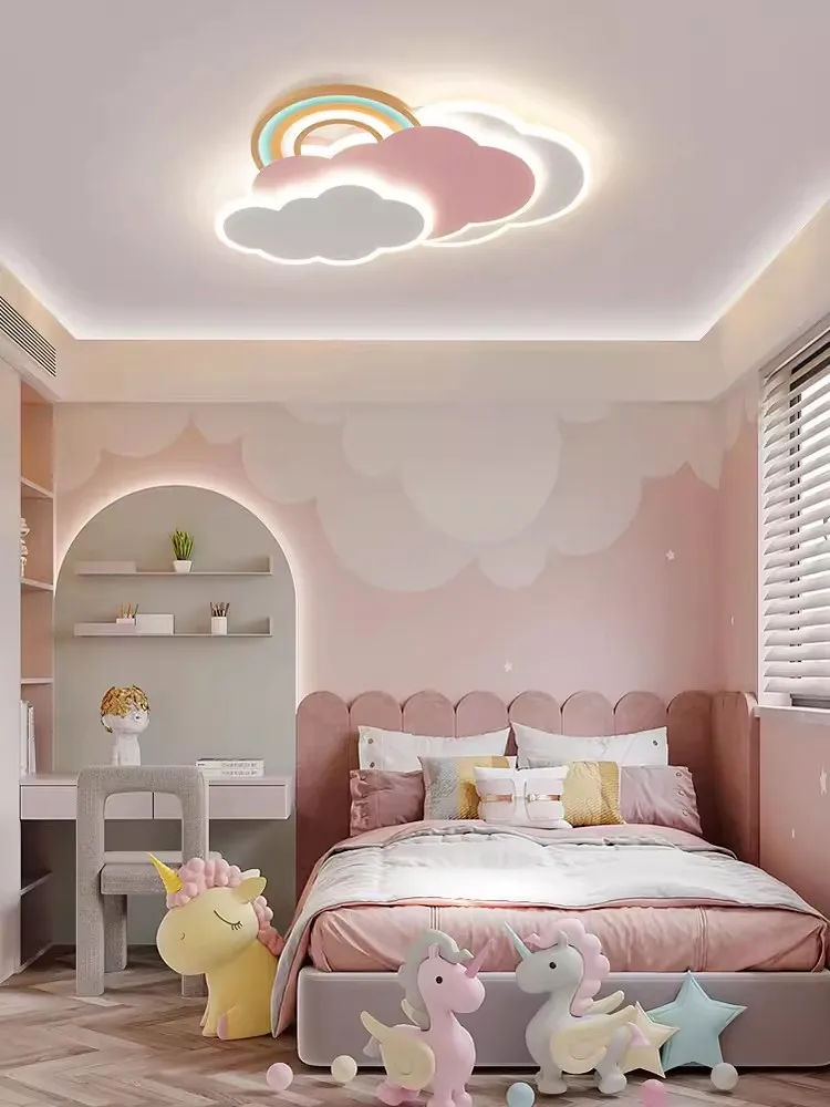 Rainbow Cloud Ceiling Light - Brightness Options