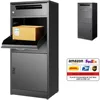 Package Delivery Boxes for Outside, Ultra Large Mailbox for Parcel, Automobile Steel Parcel Mailbox, Waterproof Anti-Thef 1