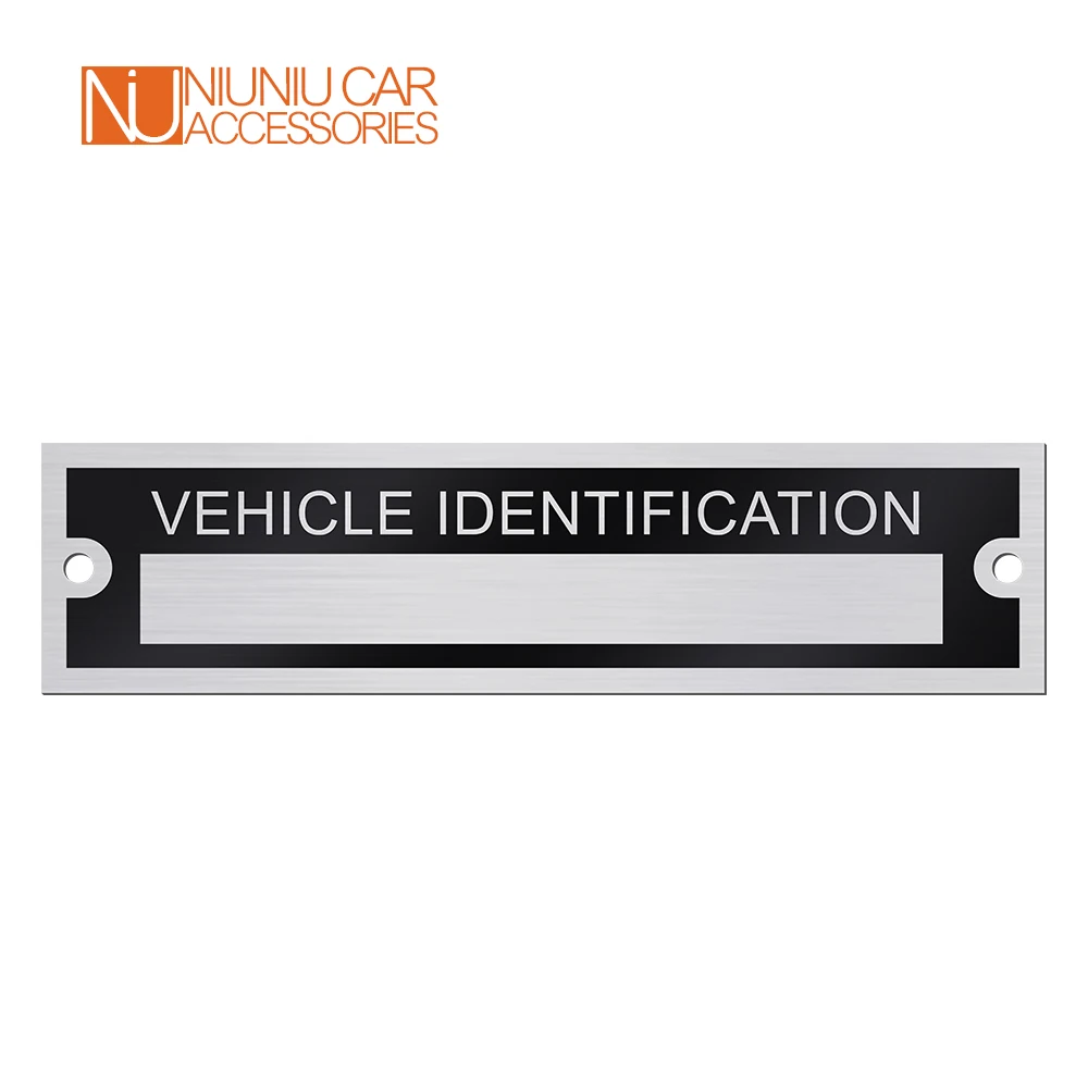 Blank or Engraved Aluminum Tag Vehicle Identification Plate Serial Cargo Utility Flatbed Landscape Trailer Car Truck aluminum tag vehicle identification plate serial cargo utility flatbed landscape trailer car truck