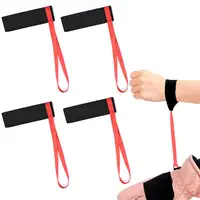 4Pcs Ski Gloves Safety Strap Elastic Ski Gloves Wrist Strap Winter Sports Gloves Leash Holder Ski Accessory for Skiing Mountaine 1