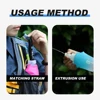 1pc Colorful Gradient Color Outdoor Convenient Folding Water Bottle for Cycling,Camping,Hiking,Running,Fitness,Travel 4