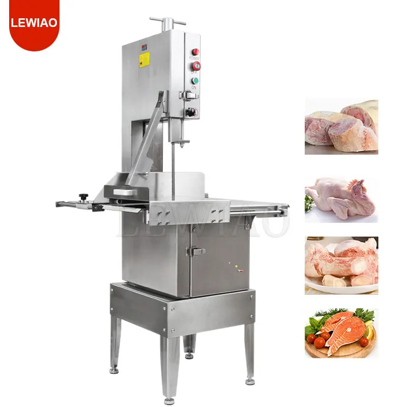 

Commercial Stainless Steel Meat Cutting Machine Bone Saw Seafood Pork Steak Cutter