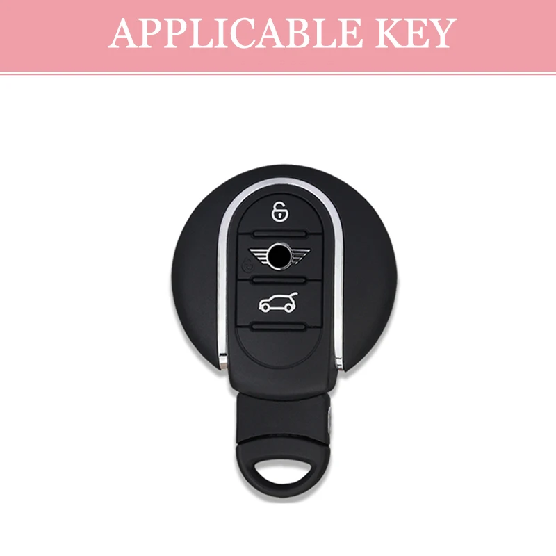 Fashion Car Key Cover Case Flip Remote Key Skin Holder Protector Shell for BMW Mini Cooper Countryman Clubman F54 F55 F56 F60