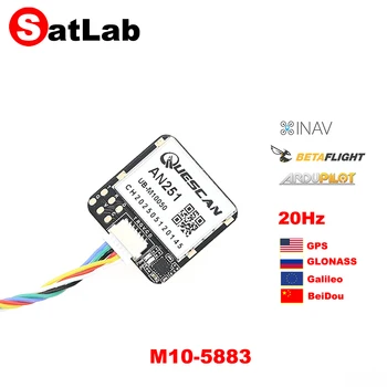 QUESCAN 20Hz Drone FPV M10 GPS GNSS Module with Compass 5883 for Ardupilot Betaflight PIX4 INAV GPS Support All Constellations 1