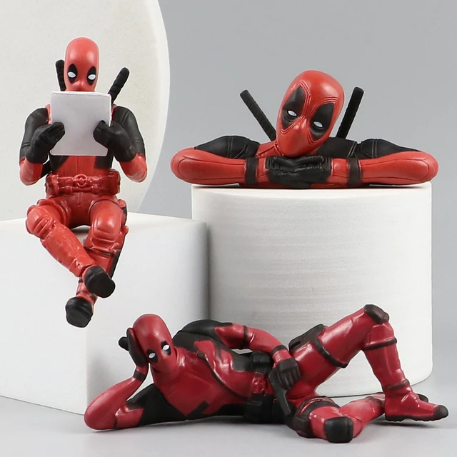 6 Schreibtisch Dekoration Deadpool Auto Home Office Wunder 8cm X-MAN  lustige süße Figur Modell Spielzeug - AliExpress