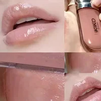 Kiko 3D Hydra Lip Gloss Non-fading Waterproof Blusher Moisturizing Shimmer Makeup Lip Gloss Lipstick Brun Pearly Mauve Liner 6
