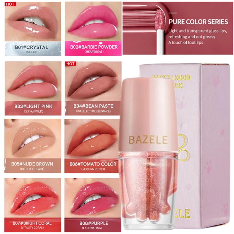 

Новая помада для губ, стойкий сексуальный блеск для губ, велюровая жидкая помада с поверхностью, жидкая помада для макияжа, красивая водостойкая антипригарная чашка, 14 цветов