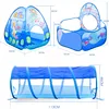 3 In 1 Children Ball Pool Baby Ballon Playpen Portable Kids Tent Ball Pit Crawling Tunnel Kid Playground Yard Rooom Pool Gift 6