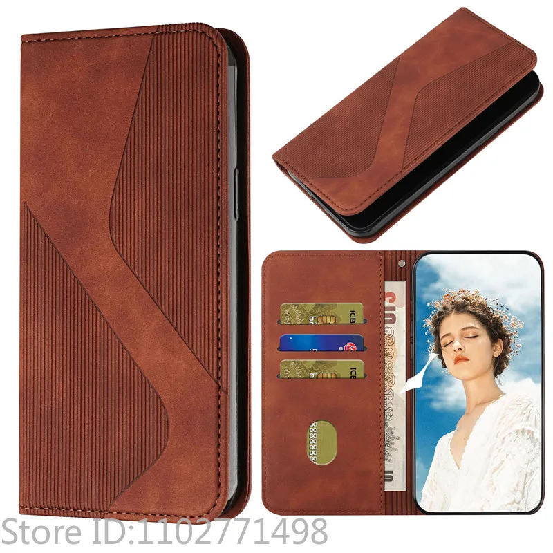 Luxury Wallet Flip Cover Phone Case - Magnetic Shockproof Leather