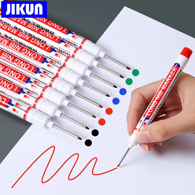 Marking Pencils For Construction 10pcs Art Permanent Markers For  Woodworking Marker Pens For Carpenters Builders For Lamp Drill - AliExpress