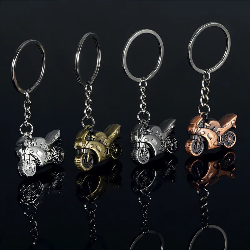 Motorcycle key ring accessory for riders