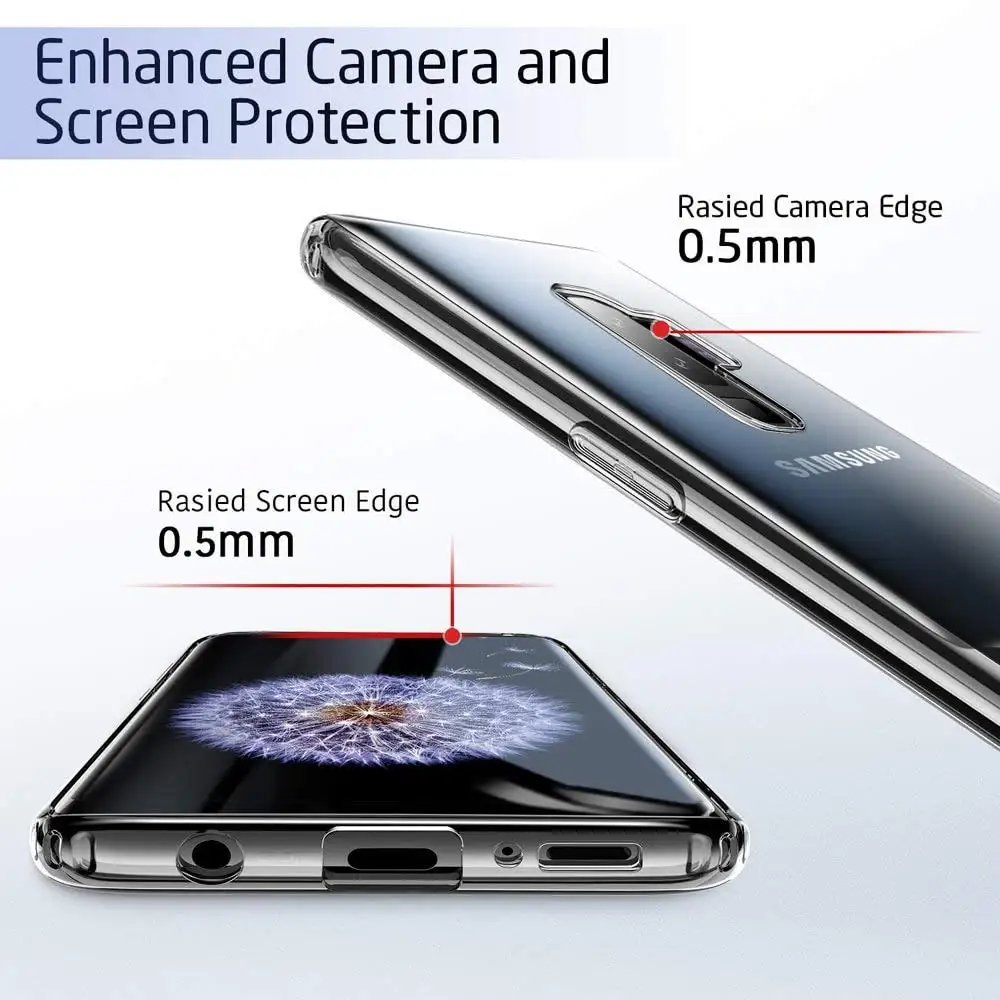 Clear Transparent Soft TPU Protective Phone Case