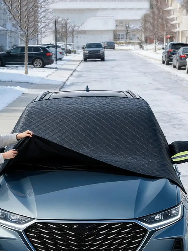 All-Weather Car Windshield Protection Cover - Frost, Sun, and Snow Shield