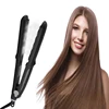 Women Flat Iron Salon Anti-scalding Hair Straightener Steam Ceramic Heating 2 in 1 Hair Curler ElectricHair Styler Tools 2