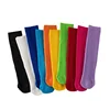 Boy Girl Striped Cotton Sock Knee High Sock for Kids Girls Korean Fashion Simplicity Solid Color Calf Sock for Children 5