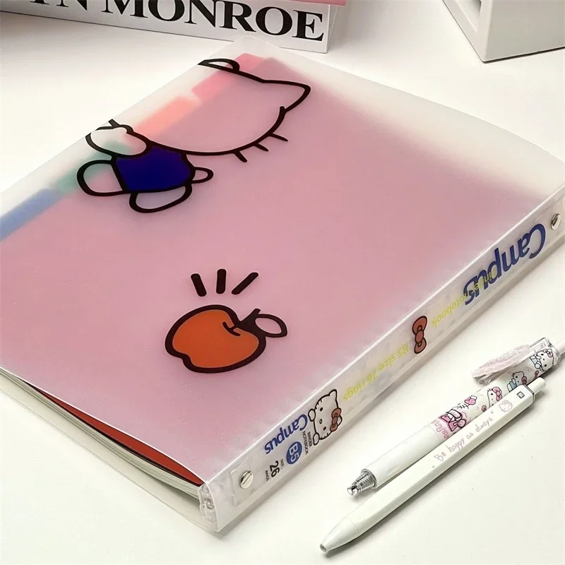かわいいハローキティノートブックアニメサンリオルーズリーフ