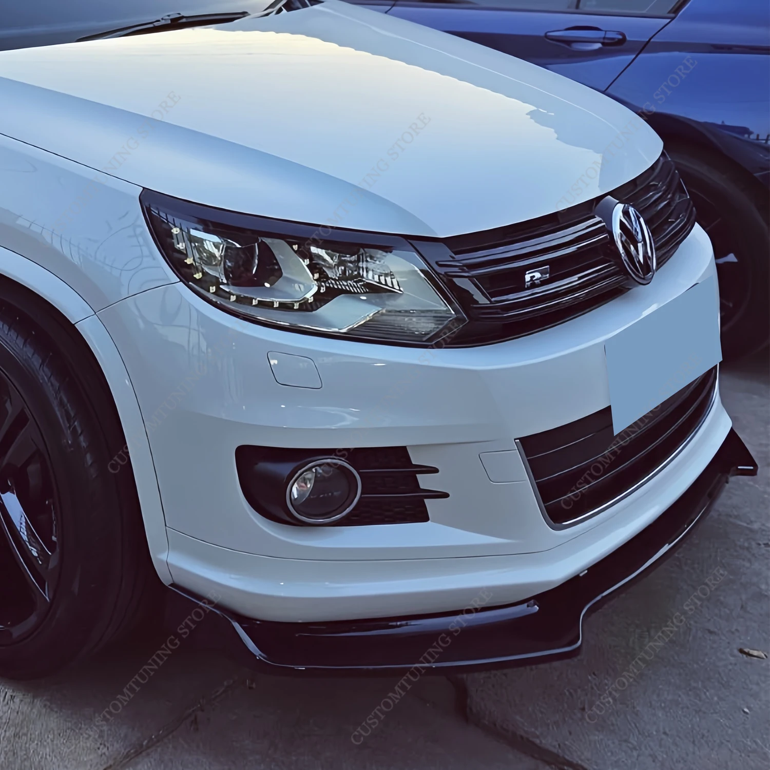 For VW Tiguan MK1 5N R-Line 2011-2015 Facelift ABS Front Bumper Lip ...