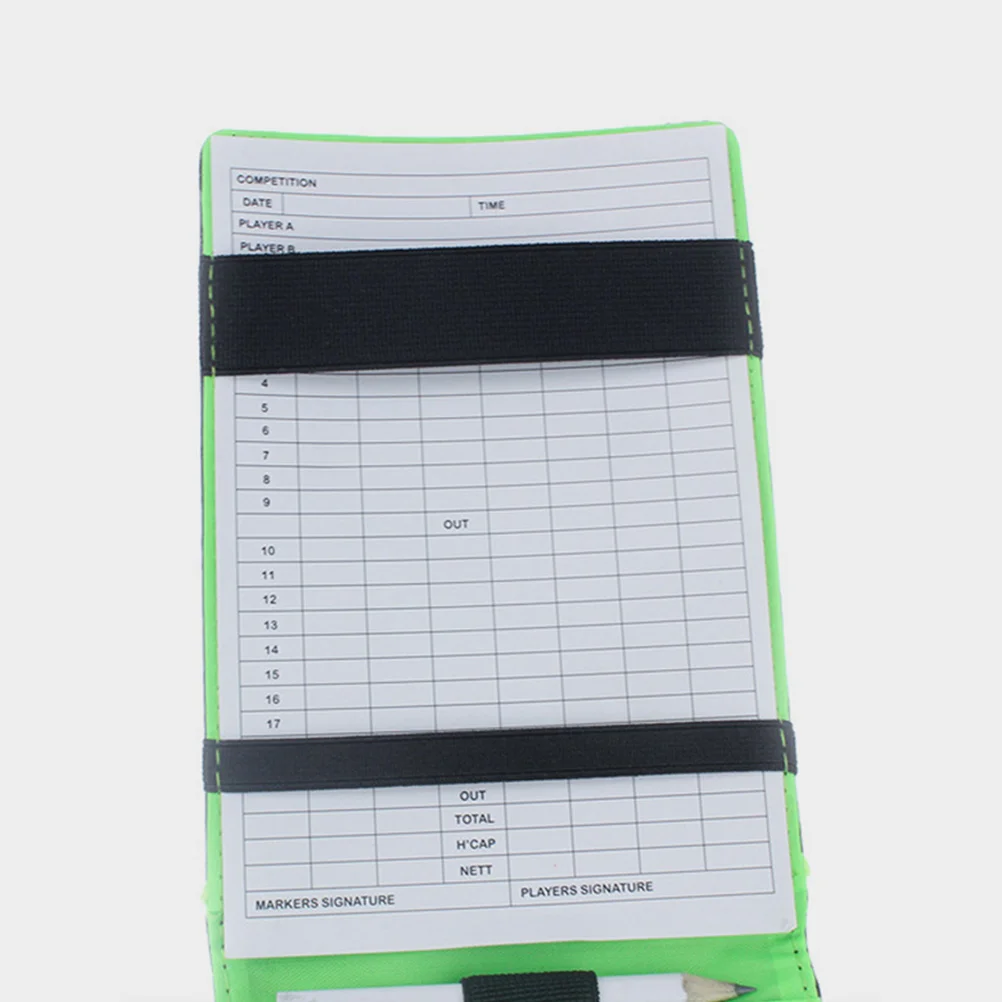 Golf Score Book Golfs Notepad Score card Holder Books Cover portabe Golfing tool multiuse outdoor Sports supply 4