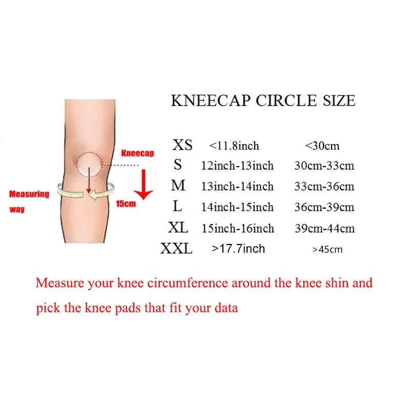 Thick Neoprene Knee Support Warm Knee Sleeve Sport Safety Gym Support Power Weightlifting Crossfit Firness 7mm