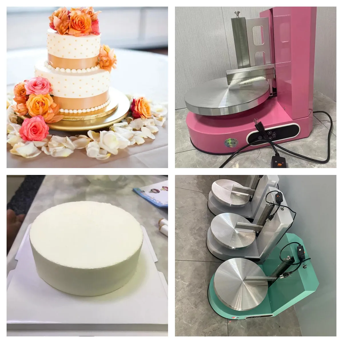 Icing Machine Cakes Cake Spreading Machine Icing Coating Machine