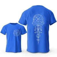 Viking Runic Compass Graphic T Shirts Funny Trip Tshirts Short Sleeve Tops Fashion Casual Harajuku T-shirts Men Brand T-shirts 2