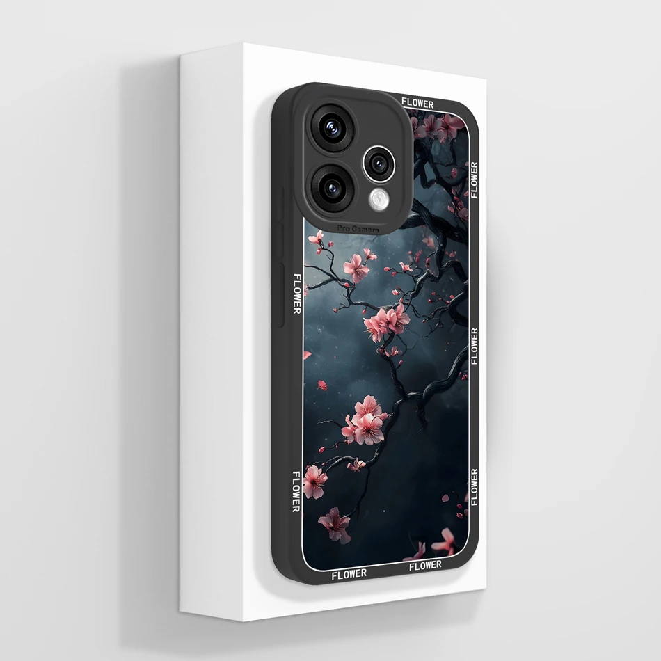 Lovely Cartoon Pattern Soft Silicone Phone Case