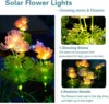 IP65 Waterproof Garden Lights Outdoor LED Solar Landscape Lamp for Garden Pathway Yard Lawn Backyard Home Decoration Flower Ligh 5