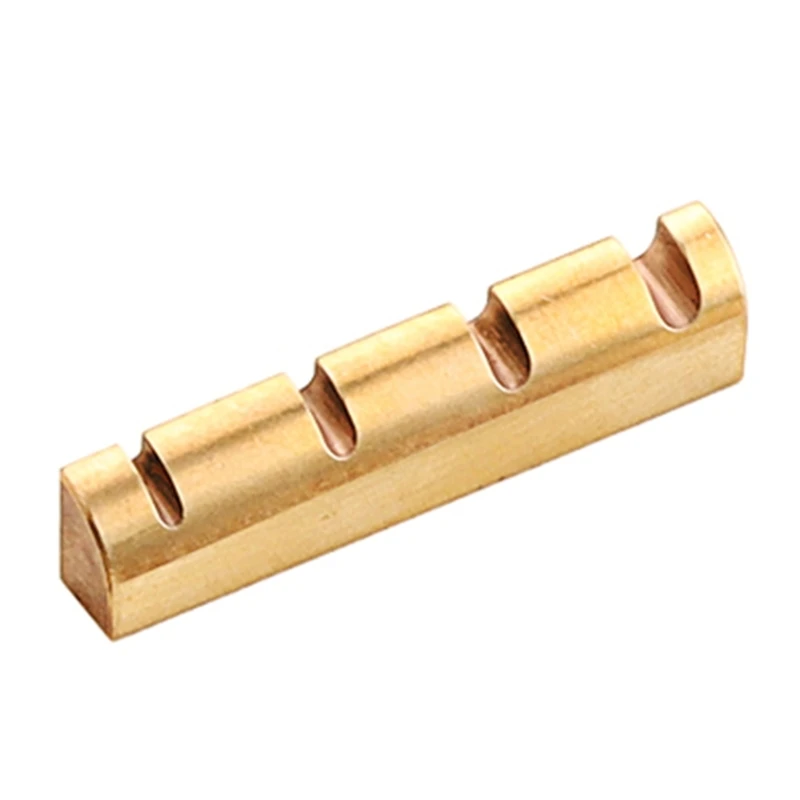 

4-String Slotted Electric Bass Brass Nut Bass Guitar Brass Saddle