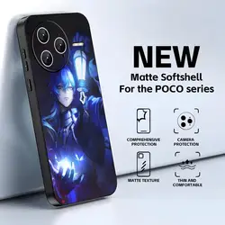 Genshin Impact Flins Soft Black Pro Phone Case - Poco M5 (Black10)