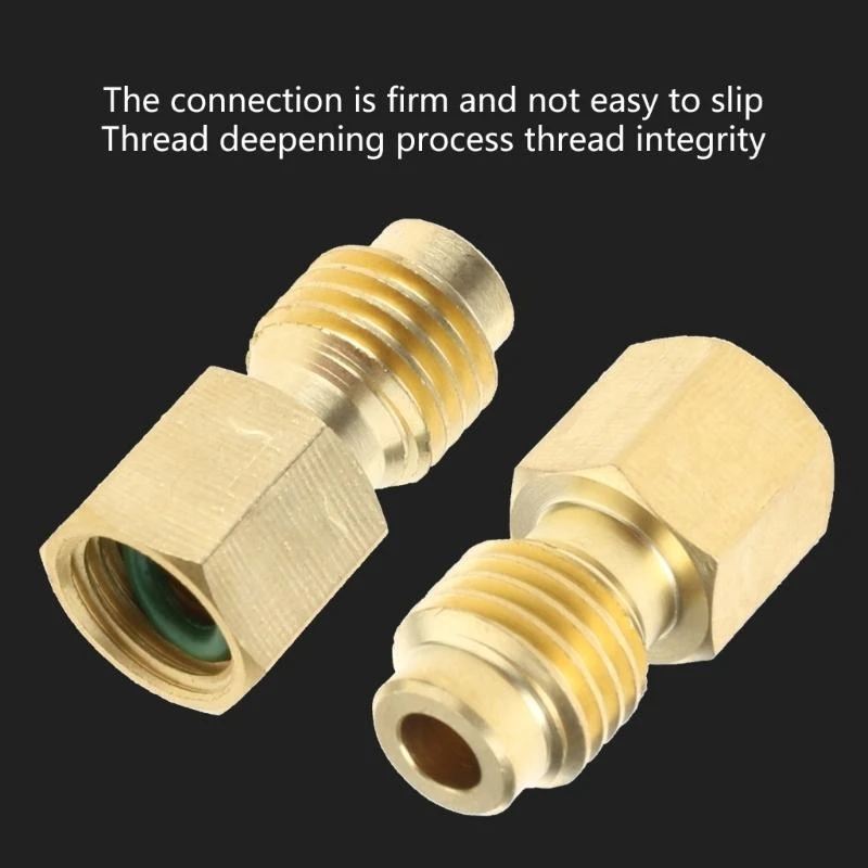 Air Conditioning Adapter R1234yf Quick Couplers R1234YF to R134A Quick Coupler Adapter High/Low Side Coupler R1234YF Hose Adapter