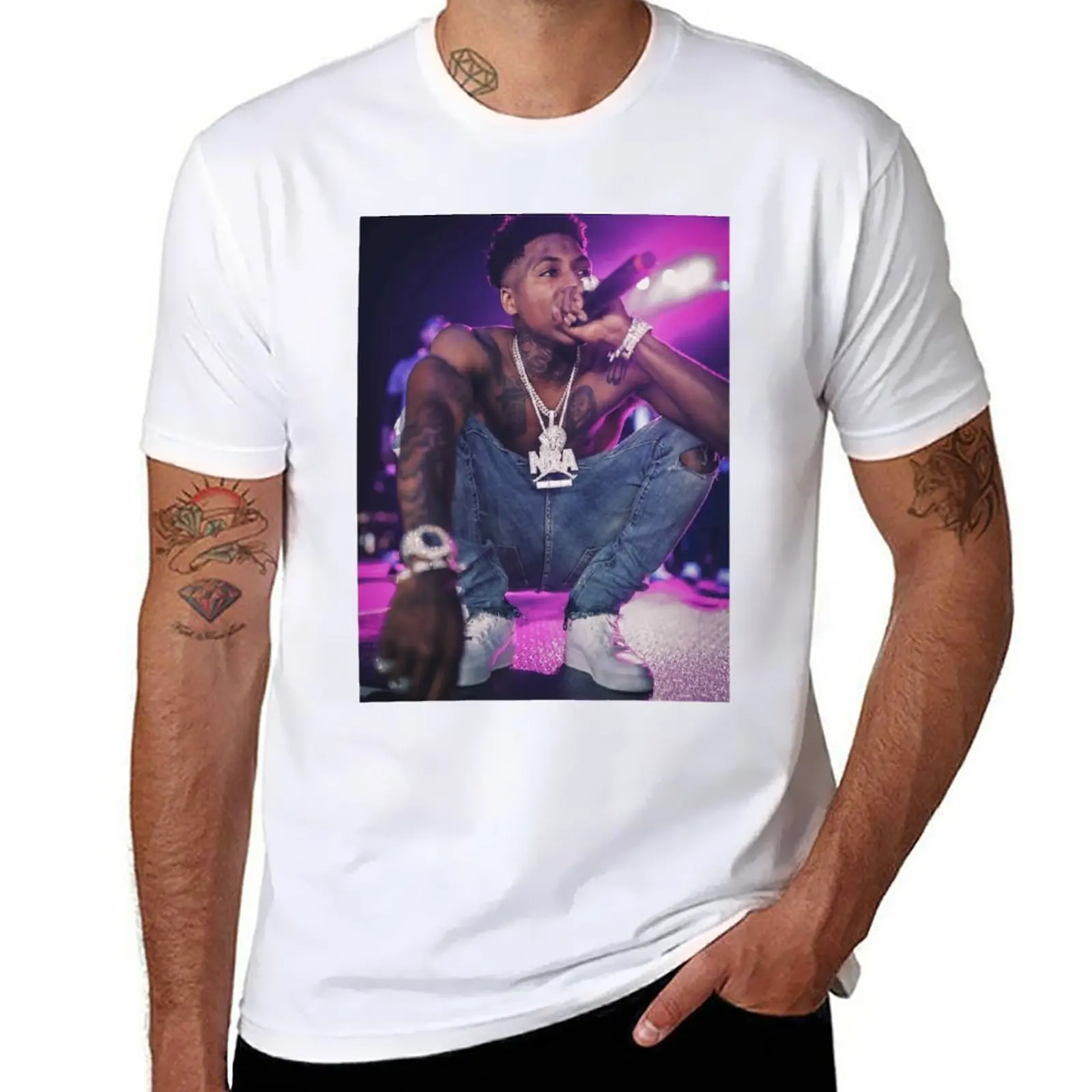 

Young Boy Swag T-Shirt oversized plus sizes t shirts for men cotton
