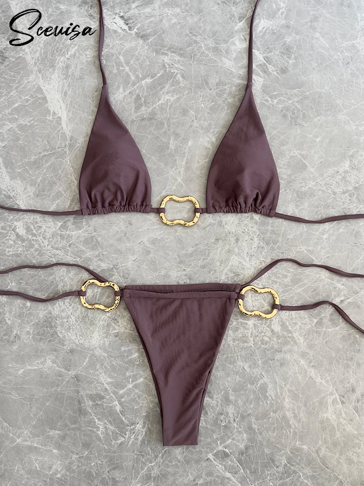 2025 New Bikini Set Bikinis Sexy Women Swimsuits Female Swimwear Bathing Suit Brazilian Swimming Suits Beachwear biquini Summer 1