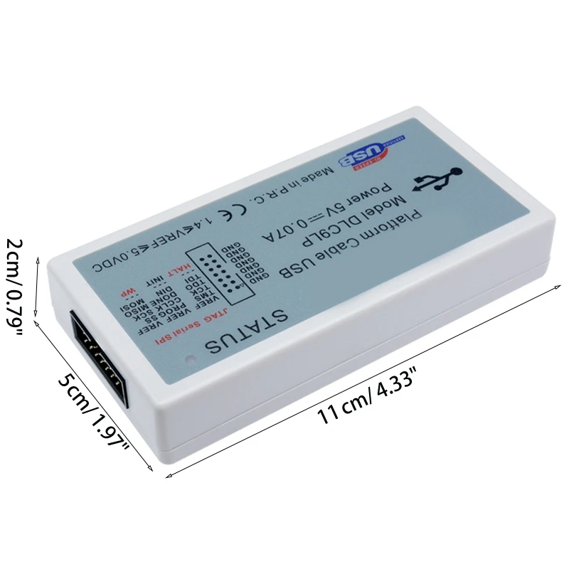Mini Plataforma Cabo Suporte Usb Todo o Dispositivo Xilinx com Adaptador Jtag & Cabos de Conexão para Programador Fpga Cpld Dlc9lp - Imagem 6