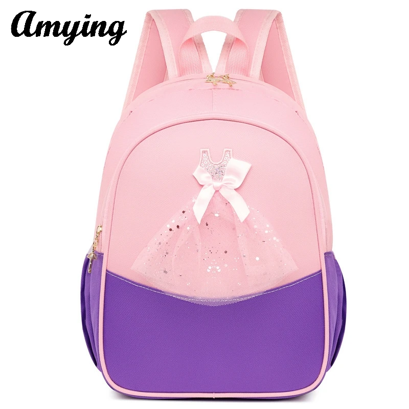 Children's Shoulder Dance Backpack Girls' Princess Dance Bags Ballet Schoolbag Gymnastics Yoga Sports Costume Girls Storage Bag 4