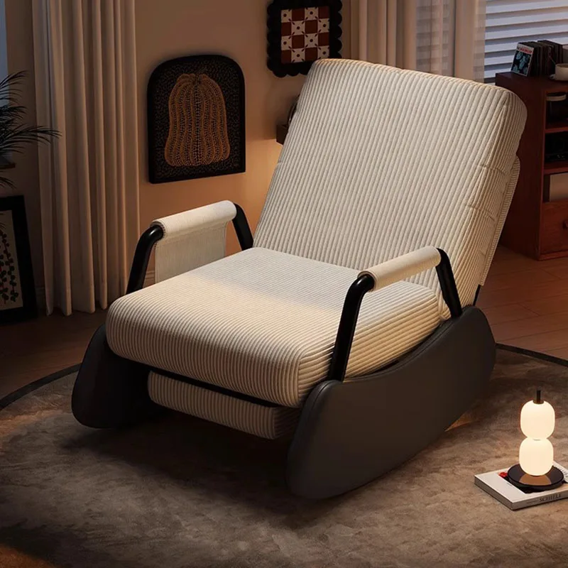 Design Reclinabile Relax Poltrona Moderna Schienale Singolo Divani Chaise Lounge Individuale Poltrona Dondolo Mobili Soggiorno