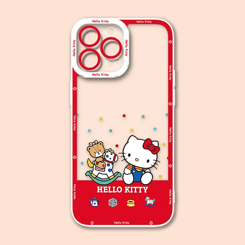 thumbnail image 1 of Funda suave Sanrio Hello Kitty para Samsung Galaxy S24 Ultra S23 S22 S21 Plus S20 FE S10 Note 20 10 Pro A14 A34 A54, 1 of 5