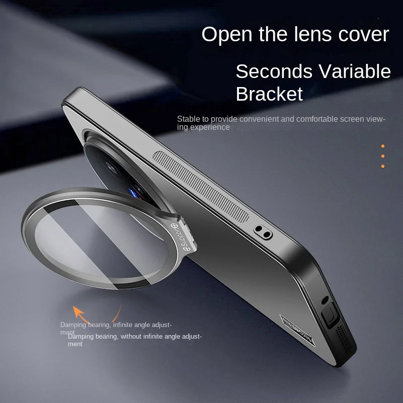 Fully Enveloped Retractable Glass Lens Holder Protective Acrylic Case