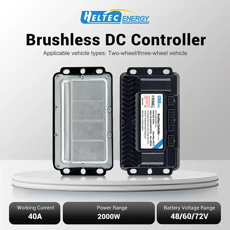 2000W Brushless DC Controller 48V 60V 72V 40A Electric Bike Electric Scooter Bru