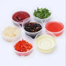  BPA Free 20pcs Food Storage Containers 25ml Plastic Deli Containers with Lid Soup Meal Prep Boxes Leak Proof Microwave Safe 