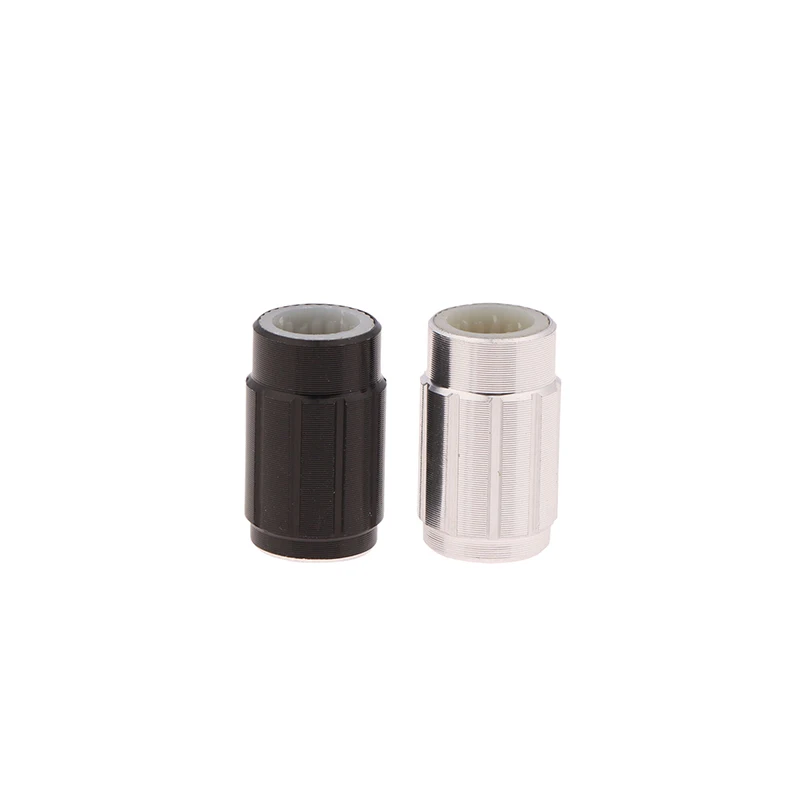 1PCS 10*16MM Aluminum Alloy Black Silver Audio Intercom Knob D Axis Flower Shaft Potentiometer Encoder Cap Hole