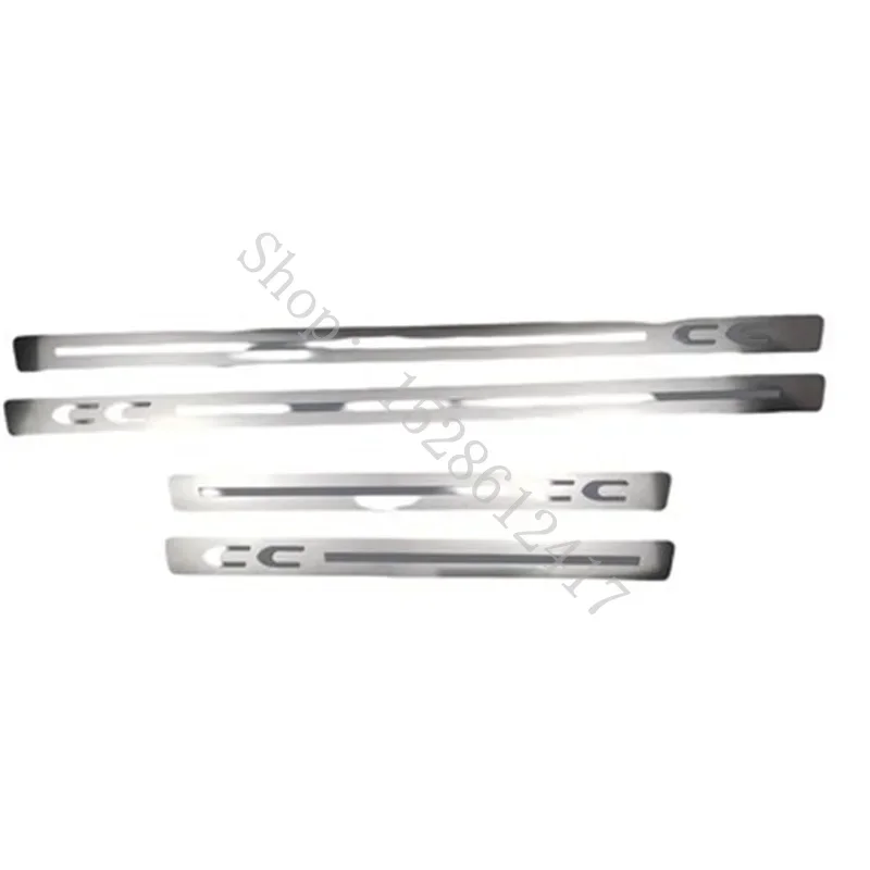 For Volkswagen CC 2009 2010-Stainless Steel Scuff Plate/Door Sill Door Sill Scuff Plate Welcome Pedal car accessories