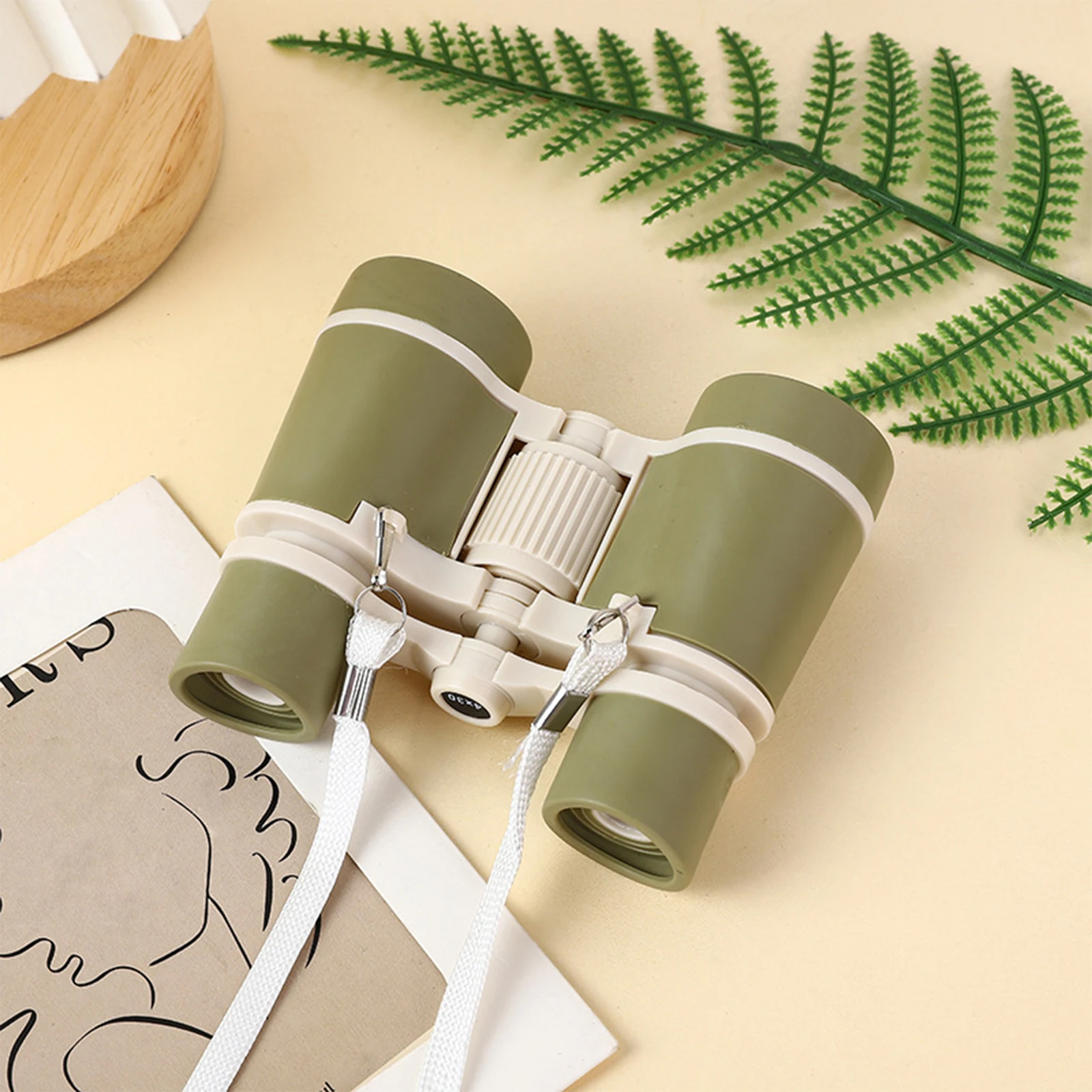 Jungle Binoculars Magnifying Glass Portable Children Magnification Toy Shockproof Telescope for Hunting Birthday Hiking Presents