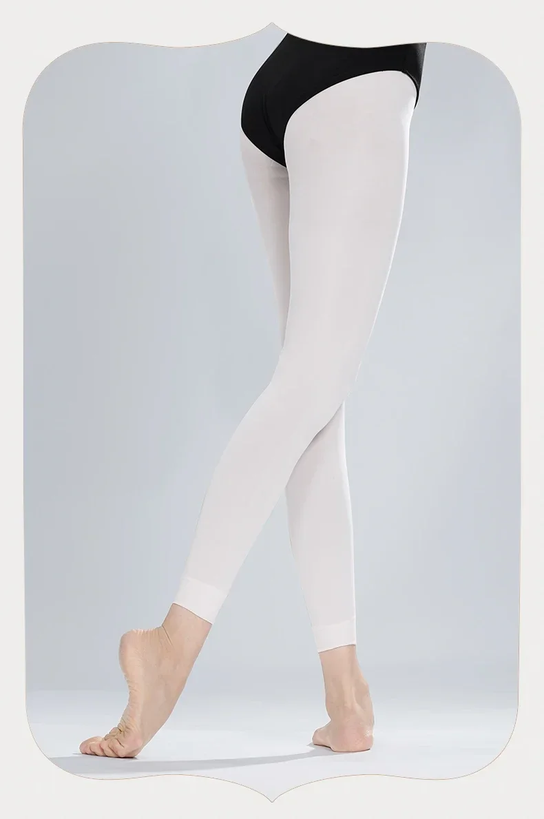60D Frauen Bauch Strumpfhosen Footless Tanz Strümpfe Mädchen Strumpfhosen für Tanzen Latin Ballett Leggings Gymnastic Strumpfhosen – Detail 5