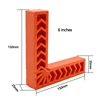 3" 4" 6" Inch Positioning Squares For Woodworking 90 Degree Corner Right Angle Clamps Carpenter Corner Clamping Square Tool 3