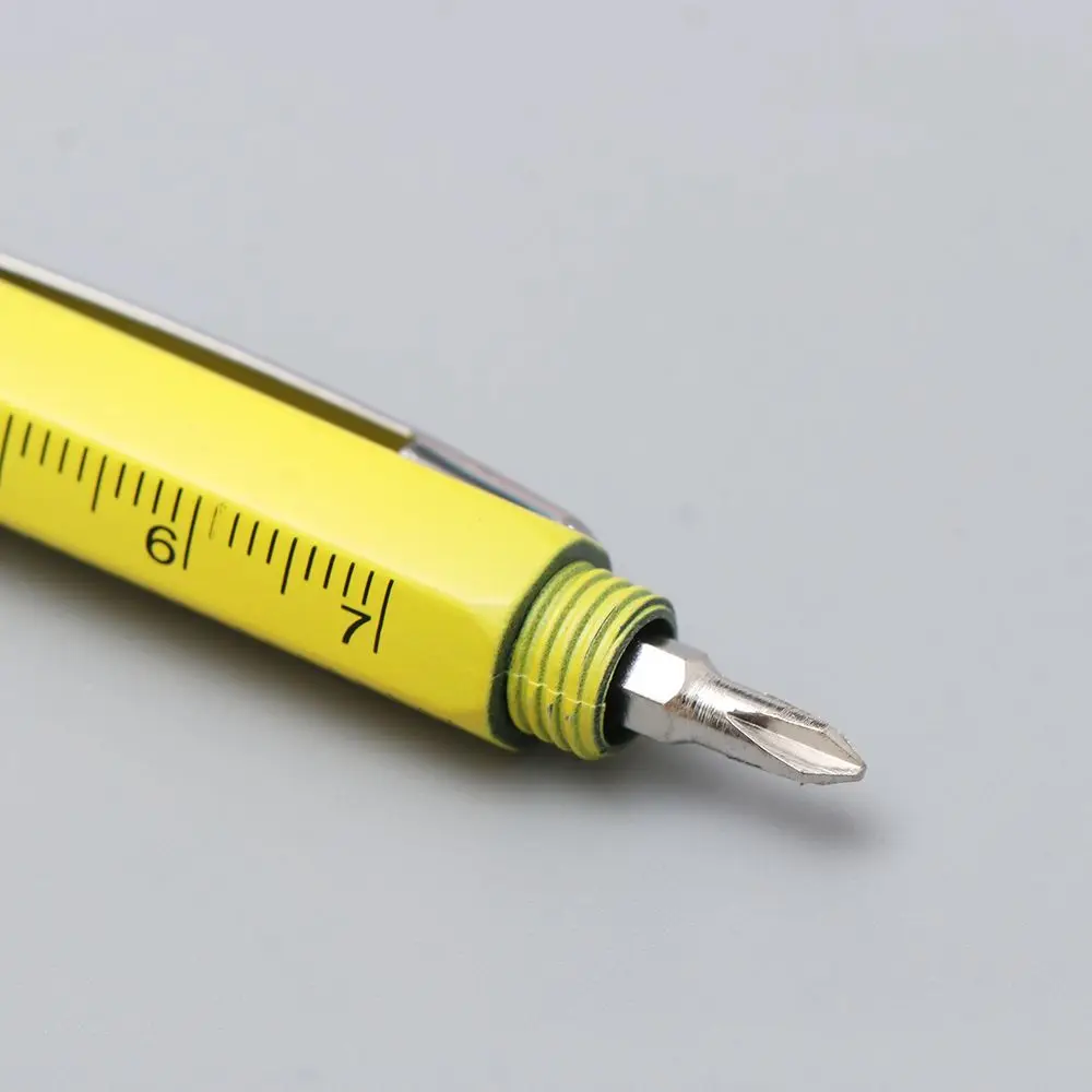 Construction Tools Screwdriver Screen Touch Multi-functional Pen Capacitive Pen Ruler Gadgets Ballpoint