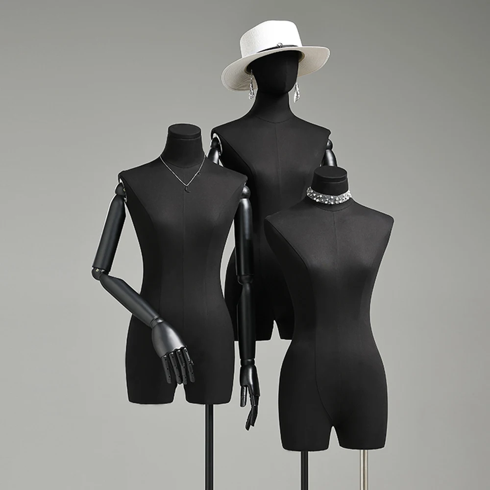 Luxury Mannequin Full Body Torso,Male Dress Form Model Props with Plated  Head,Clothing Stores Display Holder