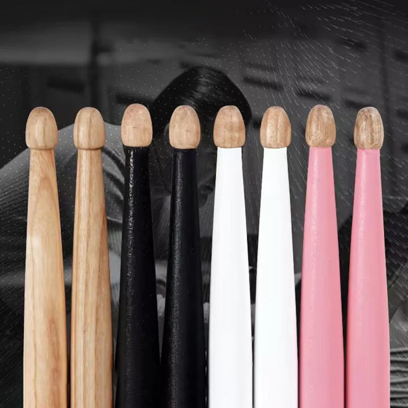 1Pair Moderate Hardness Sticks 5A Wood Tip Consistent Weight And Pitch American Style Drumsticks drum sticks