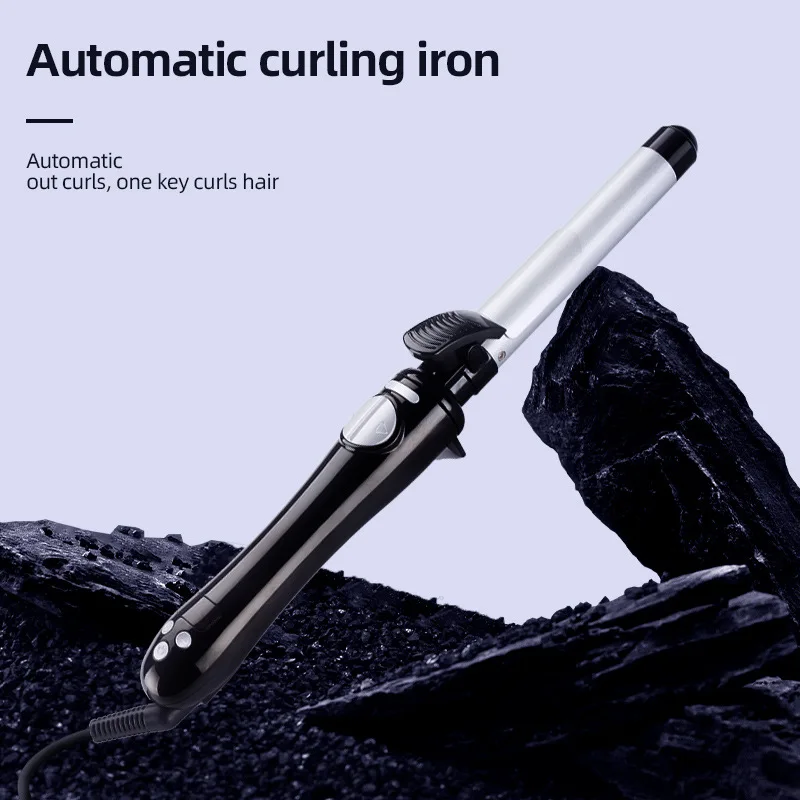 

Hair Curling Wand Automatic Curling Iron Professional Ceramic Electric Curling Rod Big Curls with Adjustable Digital Temperature