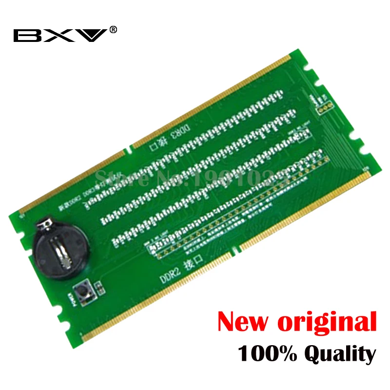 Laptop Motherboard Memory Slot DDR2 / DDR3 /DDR4 Diagnostic Analyzer Test Card SDRAM SO-DIMM Pin Out Notebook LED tester card B